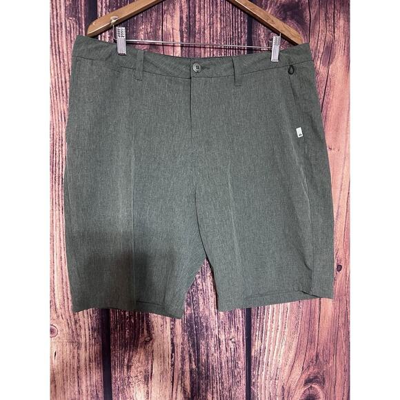 Quiksilver Shorts Mens 36 Waist Gray Hybrid Casual Beach Surf Active Quick Dry - Picture 1 of 15